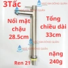 Vòi lavabo 1 đường nước lạnh dạng điếu 20cm inox 304 - ống rỗng nhẹ, nước mạnh, giá 26.750 VND 7
