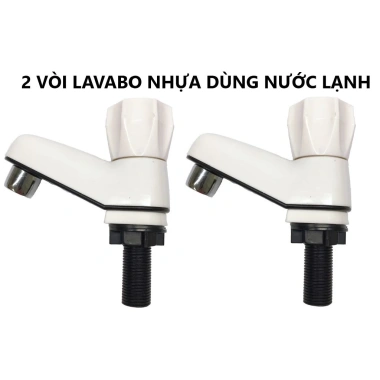 Vòi lavabo nhựa rửa mặt lạnh, giá rẻ 20.000đ, giảm, chất liệu bền, lắp nhanh 3 Vòi lavabo nhựa rửa mặt lạnh, giá rẻ 20.000đ, giảm, chất liệu bền, lắp nhanh 3