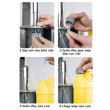 Vòi Lấy Nước Rửa Chén 12cm Hút Dầu Mạnh, 3 Màu Xám Đen Bạc - Giá Ưu Đãi 55k