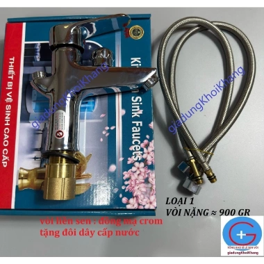 Vòi liền sen Crom đồng mạ - Vòi rửa mặt và lavabo cao cấp, giảm còn 690.000₫ 2 Vòi liền sen Crom đồng mạ - Vòi rửa mặt và lavabo cao cấp, giảm còn 690.000₫ 2