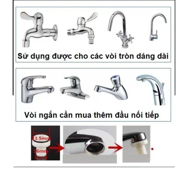 Vòi Lọc Nước Trực Tiếp 6 Tầng V4 - Lọc 6 lớp, Tiết kiệm, Giá chỉ 16.250₫ 4