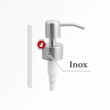 Vòi nhấn inox + nhựa ABS Linh Miêu cho bình sứ đựng dầu gội, sữa tắm, nước rửa tay, phù hợp khách sạn, nhà nghỉ 7