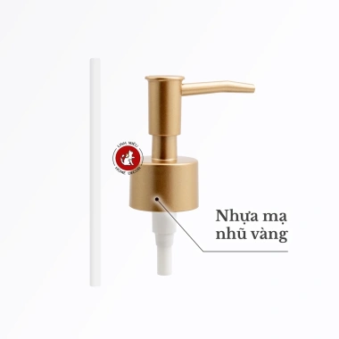 Vòi nhấn inox + nhựa ABS Linh Miêu cho bình sứ đựng dầu gội, sữa tắm, nước rửa tay, phù hợp khách sạn, nhà nghỉ 8