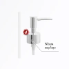 Vòi nhấn inox + nhựa ABS Linh Miêu cho bình sứ đựng dầu gội, sữa tắm, nước rửa tay, phù hợp khách sạn, nhà nghỉ 9