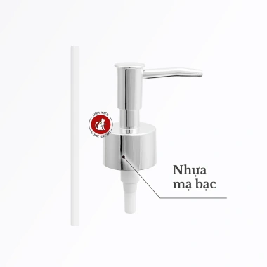 Vòi nhấn inox + nhựa ABS Linh Miêu cho bình sứ đựng dầu gội, sữa tắm, nước rửa tay, phù hợp khách sạn, nhà nghỉ 9