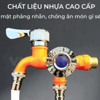 Vòi Nước 2 Đầu Độc Lập ABS - Van Cổng Xả, Giá chỉ 19,999₫ - Tiết kiệm ngay 3 Vòi Nước 2 Đầu Độc Lập ABS - Van Cổng Xả, Giá chỉ 19,999₫ - Tiết kiệm ngay 3
