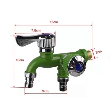 Vòi Nước 2 Đầu Độc Lập ABS - Van Cổng Xả, Giá chỉ 19,999₫ - Tiết kiệm ngay
