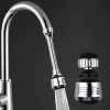 Vòi Nước Bồn Rửa Chén Áp Suất Cao Xoay 360 2 Chế Độ GUOUqna Dễ Lắp Đặt