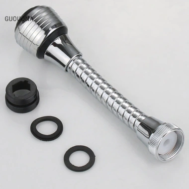 Vòi Nước Bồn Rửa Chén Áp Suất Cao Xoay 360 2 Chế Độ GUOUqna Dễ Lắp Đặt