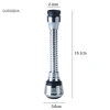 Vòi Nước Bồn Rửa Chén Áp Suất Cao Xoay 360 2 Chế Độ GUOUqna Dễ Lắp Đặt 7