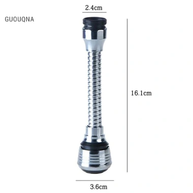 Vòi Nước Bồn Rửa Chén Áp Suất Cao Xoay 360 2 Chế Độ GUOUqna Dễ Lắp Đặt