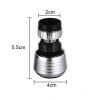 Vòi Nước Bồn Rửa Chén Áp Suất Cao Xoay 360 2 Chế Độ GUOUqna Dễ Lắp Đặt 8