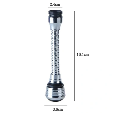 Vòi Nước Bồn Rửa Chén Áp Suất Cao Xoay 360 2 Chế Độ GUOUqna Dễ Lắp Đặt