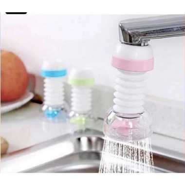 Vòi Nước Hoa Sen Lò Xo Nhựa – Đầu Hoa Sen Tiết Kiệm Nước, Dùng cho Vòi 16‑19mm