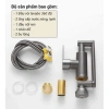 Vòi Nước Lavabo Nóng Lạnh Xoay 720 độ - Lõi Đồng, Dây Dẫn 60m, Vòi Rửa Mặt ABS - Giá Ưu Đãi 89.000₫ 2