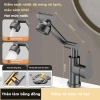 Vòi Nước Lavabo Nóng Lạnh Xoay 720 độ - Lõi Đồng, Dây Dẫn 60m, Vòi Rửa Mặt ABS - Giá Ưu Đãi 89.000₫ 3