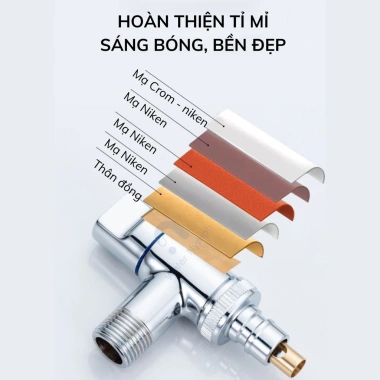 Vòi nước máy giặt đồng NOP Waternymph - Tiết kiệm không gian, tự động ngừng nước