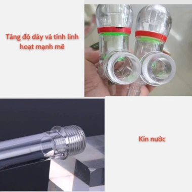 Vòi nước nhựa trong suốt PVN68.563 - Tay gạt PC cao cấp, siêu mạnh, chỉ 11.999 VNĐ 5