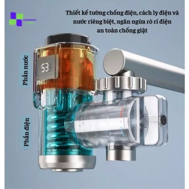 Vòi nước nóng ngang PHILIPS chính hãng 3.400W - Siêu tốc, giá 1,96 triệu