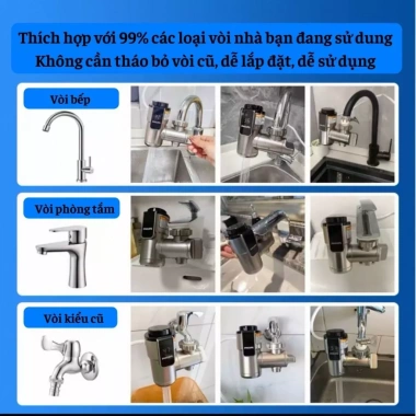 Vòi nước nóng ngang PHILIPS chính hãng 3.400W - Siêu tốc, giá 1,96 triệu
