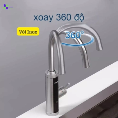 Vòi nước nóng Philips chính hãng 3.400W siêu nhanh 3s - Giá chỉ 2.12 triệu