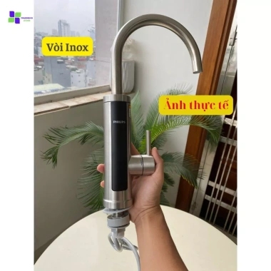 Vòi nước nóng Philips chính hãng 3.400W siêu nhanh 3s - Giá chỉ 2.12 triệu