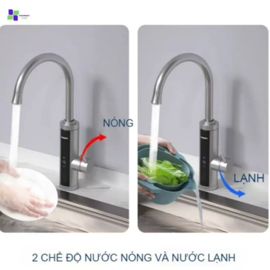 Vòi nước nóng trực tiếp PHIL chính hãng 3.400W - Nóng 3s, giá ưu đãi 2.12 triệu