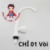 Vòi nước rửa chén nhựa giá rẻ, bền đẹp, tay núm tròn – chỉ 43.817₫ 2