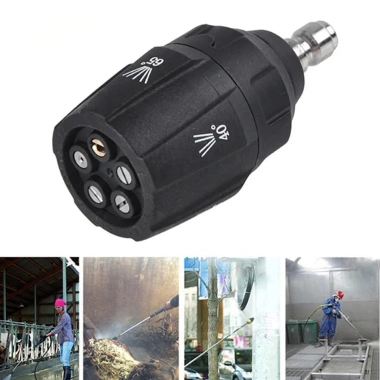 Vòi phun máy rửa áp suất EHES 5 trong 1 - Đầu nối nhanh 1/4in xoay đa năng, giá ưu đãi 248k 8