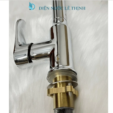 Vòi rửa bát, chén nóng lạnh đồng mạ crom rút dây - Giá chỉ 560.000₫ 3 Vòi rửa bát, chén nóng lạnh đồng mạ crom rút dây - Giá chỉ 560.000₫ 3