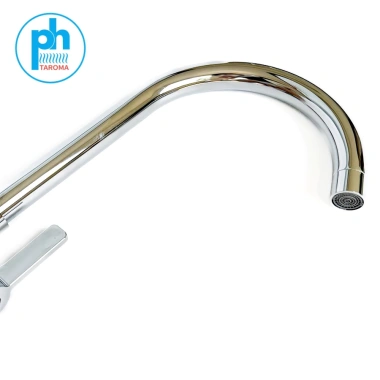 Vòi rửa bát đơn lạnh TAROMA 304 - sáng bóng, cắm chậu/tường, cần bi xoay nhẹ, giảm giá 135k