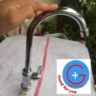 Vòi rửa bát gắn chậu PAZANA-CK đơn cần cứng - Thiết kế chắc chắn, tiết kiệm nước, giá chỉ 175.000₫