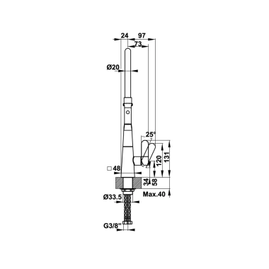 Vòi rửa bát Hafele HT20-CH1F187 - Dễ dàng vệ sinh, dòng nước êm, giá 9.7 triệu