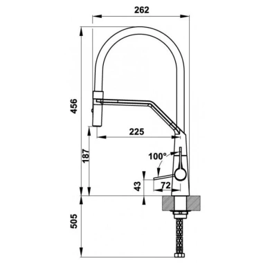 Vòi rửa bát Hafele HT20-CH1F187 - Dễ dàng vệ sinh, dòng nước êm, giá 9.7 triệu