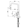 Vòi rửa bát Hafele HT20-CH1P241 Thiết kế hiện đại, tiết kiệm nước, giá 9,985,091 VND 4