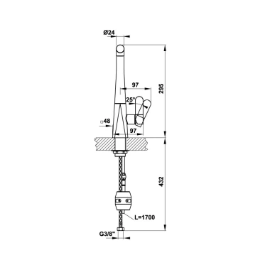 Vòi rửa bát Hafele HT20-CH1P259 – Thiết kế hiện đại, tiết kiệm nước, giá 9.985.091₫ 3