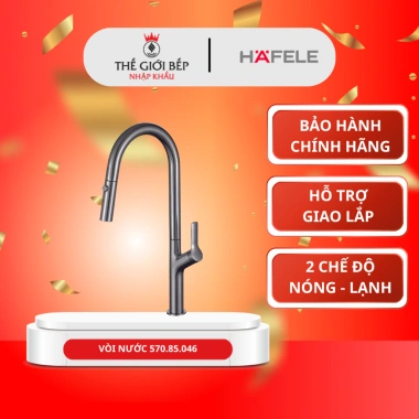 Vòi rửa bát Hafele HT25-SH1P449 - Dây rút tiện lợi, hiện đại, giảm 44%