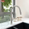 Vòi rửa bát Konox Alto 2 đường nước nóng lạnh dây rút xoay 360 inox 304 - Giá 3.65 triệu 5