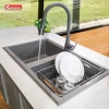 Vòi Rửa Bát Konox Curva Black Grey Chrome - Cao cấp, tiện ích nhà bếp, chỉ 5,570,000₫ 8