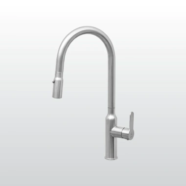Vòi rửa bát Malloca K046-SS dây rút nóng lạnh - Tiện dụng, phù hợp mọi chậu rửa 4