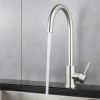 Vòi rửa chén bát inox mờ, vòi xả nước nóng lạnh, cần cứng, chỉ 200k 2