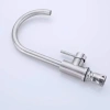 Vòi rửa chén bát inox mờ, vòi xả nước nóng lạnh, cần cứng, chỉ 200k 4