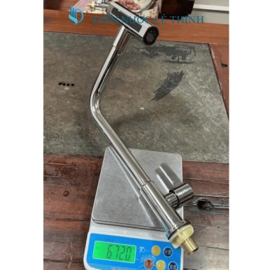 Vòi rửa chén bát thác nước đơn lạnh, xoay 360 độ inox mạ bóng - Giá 200.000 VND 2