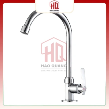 Vòi Rửa Chén Gắn Chậu Mạ Kẽm Cổ Cao 360 Bền Oxy Hóa Tháo Lắp Dễ Dàng 94.094₫