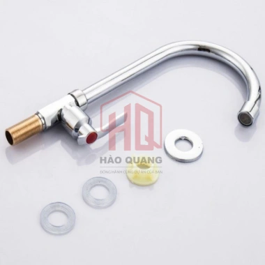 Vòi Rửa Chén Gắn Chậu Mạ Kẽm Cổ Cao 360 Bền Oxy Hóa Tháo Lắp Dễ Dàng 94.094₫