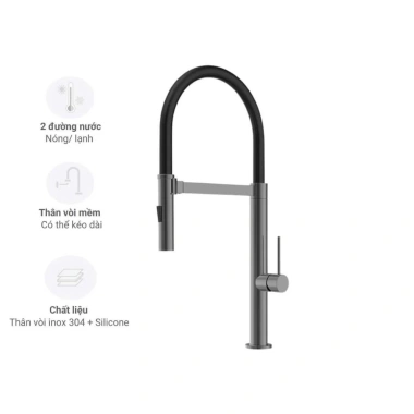 Vòi rửa chén HT24-SH1F527 Hafele - Thiết kế hiện đại, chống gỉ sét, chỉ 5.2 triệu 5 Vòi rửa chén HT24-SH1F527 Hafele - Thiết kế hiện đại, chống gỉ sét, chỉ 5.2 triệu 5
