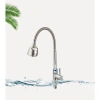 Vòi rửa chén inox 304 bẻ lò xo, xoay 360°, đầu tăng áp, nút 2 chế độ - Giá 109k 2
