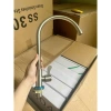 Vòi rửa chén inox 304 xoay 360 - Thiết kế lạnh cong, giá rẻ 21.900 VND 4