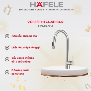 Vòi Rửa Chén Inox Hafele HT24-SH1P417 - Thiết kế sang trọng, tiết kiệm nước, giá 3,0 triệu