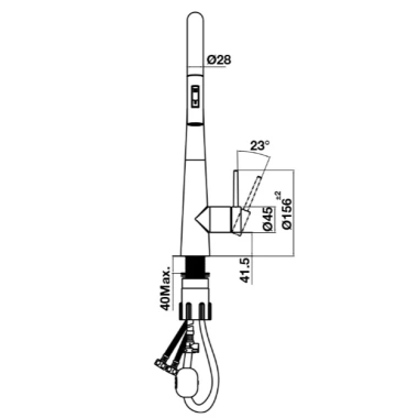 Vòi Rửa Chén Inox Hafele HT24-SH1P417 - Thiết kế sang trọng, tiết kiệm nước, giá 3,0 triệu